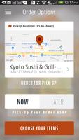 Kyoto Sushi and Grill capture d'écran 1