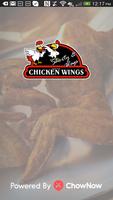 Shorty & Wags Chicken Wings الملصق