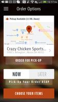 Crazy Chicken Sports Grill capture d'écran 1