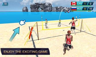 Volleyball Exercise - Beach Volleyball Game screenshot 1