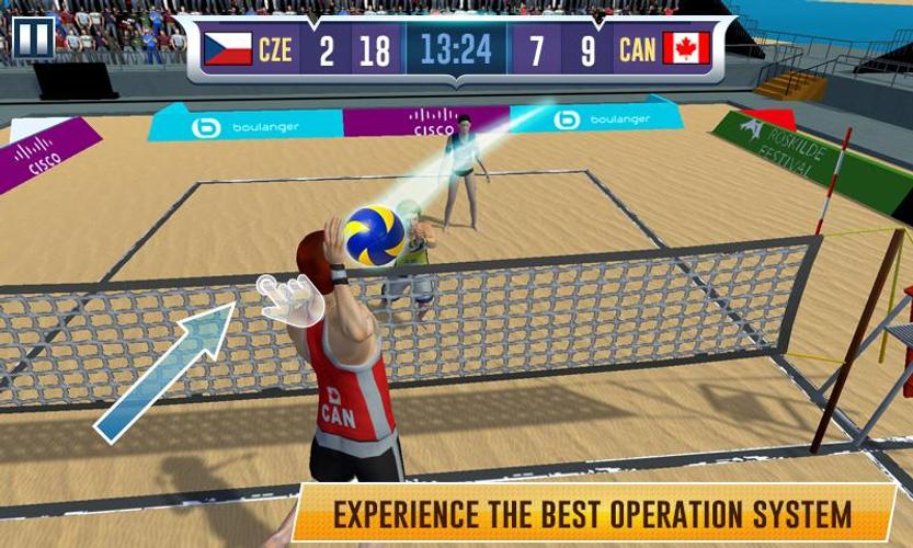 Download do APK de Beach Volleyball Spike Masters - spike volleyball para  Android