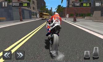 Street Rider 3D - Traffic City Motor Racing capture d'écran 2