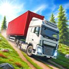 Hill cargo truck driving games أيقونة