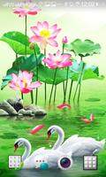 Swan Live Wallpaper HD 4K Cool اسکرین شاٹ 1