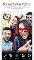 Social Selfie Editor : Edit & Add Text on Photo Affiche