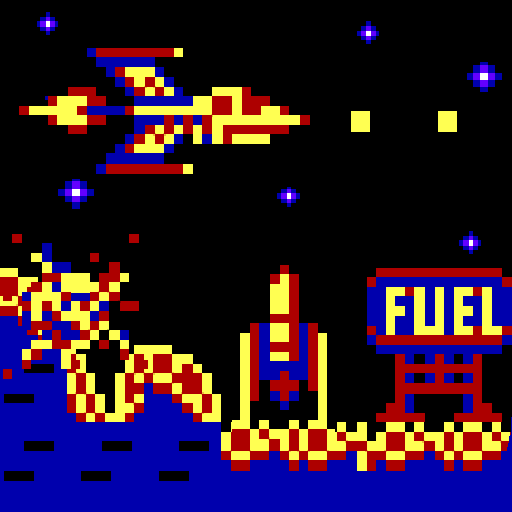 Scrambler: Retro-Arcade-Spiel