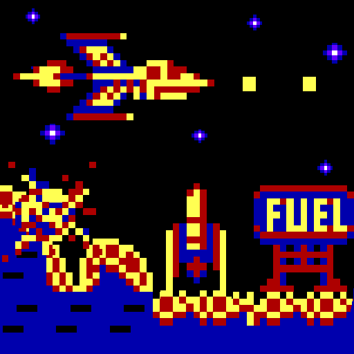 Scrambler: 經典的80年代街機遊戲