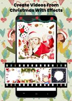 Christmas video maker with song poster