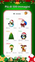 Poster Colorare con i numeri - Natale