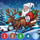 Christmas Coloring by Number آئیکن