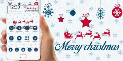 White Christmas Theme ảnh chụp màn hình 3