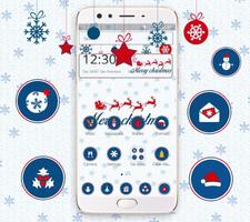 White Christmas Theme ảnh chụp màn hình 1
