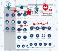 White Christmas Theme ảnh chụp màn hình 2