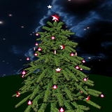 Christmas tree 3D Live Wallpaper আইকন