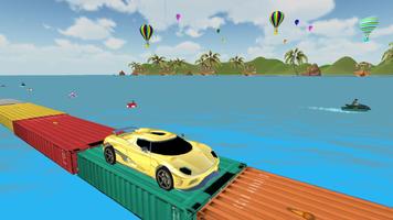 Extreme Water Car Stunts and R syot layar 2