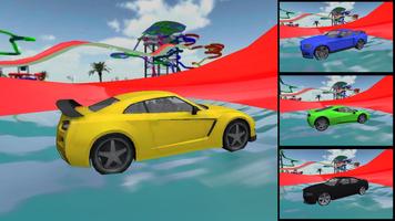 Water Park Car Race : Frozen Aqua Water slide Race โปสเตอร์