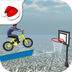 BMX Rocket Cycle Basketball : Impossible Ramp icône