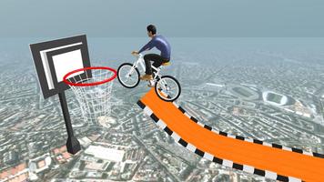 BMX Rocket Cycle Basketball : Impossible Ramp capture d'écran 3