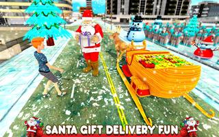 Christmas Santa Gift Delivery  Affiche