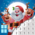 Christmas Santa Pixel Art - Co icône