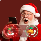 Call Theme: Video Call Santa أيقونة