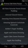 Christmas Recipes, Side Dishes Affiche