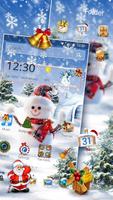 Christmas snowman theme imagem de tela 2