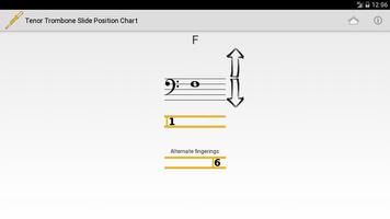 Trombone Slide Position Chart 截圖 1