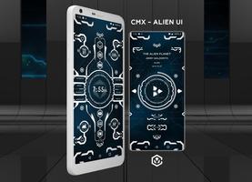 CMX - Alien UI · KLWP Theme Poster