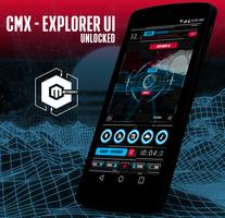CMX - Explorer UI · KLWP Theme Cartaz