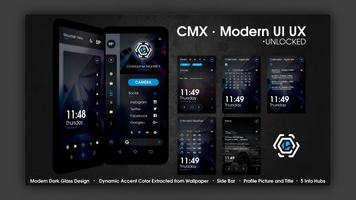 CMX - Modern UI UX · KLWP Them-poster