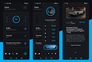 CMX - Neumorphic UI · KLWP The Ekran Görüntüsü 1