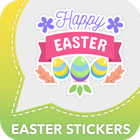 Happy Easter Stickers icône