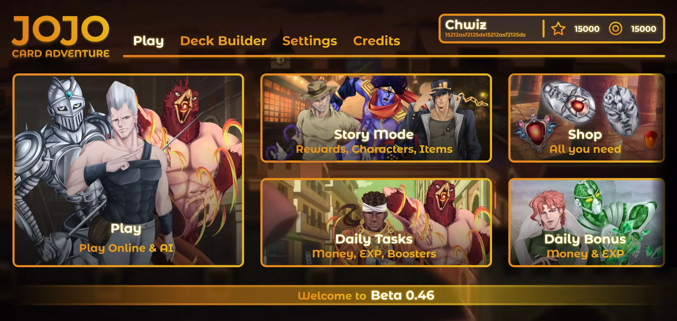 JOJO: Card Adventure-TCG & CCG JOJO: Card Adventure-TCG & CCG