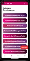 1 Schermata Romantic Love Messages - SMS