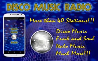 Poster Disco Music Radio