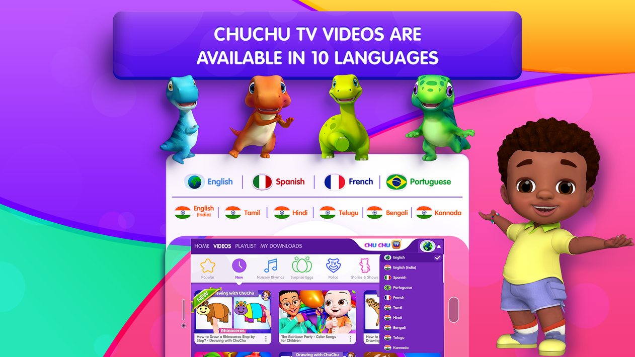 ChuChu TV Nursery Rhymes Videos Pro - Learning App screenshot 21
