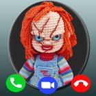 Poupée Chucky faux video appel icône