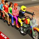 Long Bike Taxi Simulator: Bike Driving Game APK