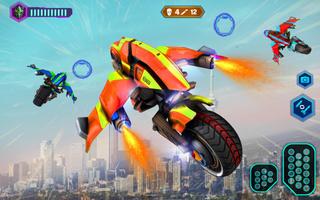 Bee Flying Bike Robot Hero Game capture d'écran 3