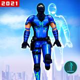 Invisible Ninja Rope Hero Game icône