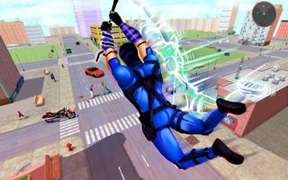 Invisible Ninja Rope Hero Game capture d'écran 1