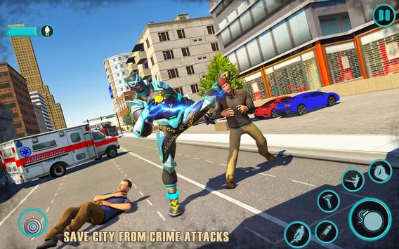 Flying Panther Robot Hero Fighting Game screenshot 8