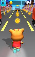 The Cat Runner 3D - Free Running Games تصوير الشاشة 1