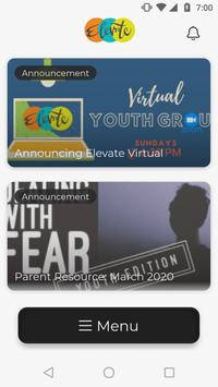 Elevate Youth Ministry poster