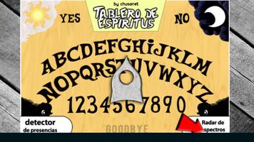 Guija Board Table Contact Espiritus Paranormal poster