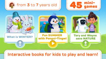 Learning Games for Kids, Books الملصق