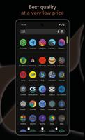 Darkful - Icon Pack تصوير الشاشة 1