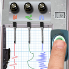 leugen detector grap-icoon