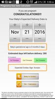 Pregnancy Calculator syot layar 3